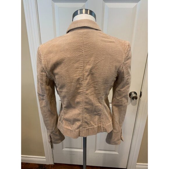 Daughters of the Liberation Anthropologie Tan Corduroy Blazer, Size 2  NWT! - Picture 4 of 5